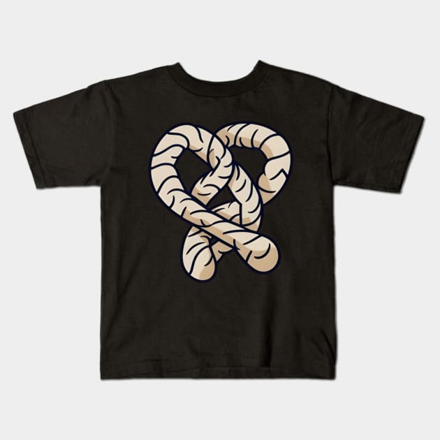 Pretzel Kids T-Shirt by NomiCrafts